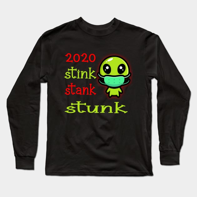 stink stank stunk Long Sleeve T-Shirt by Ghani Store